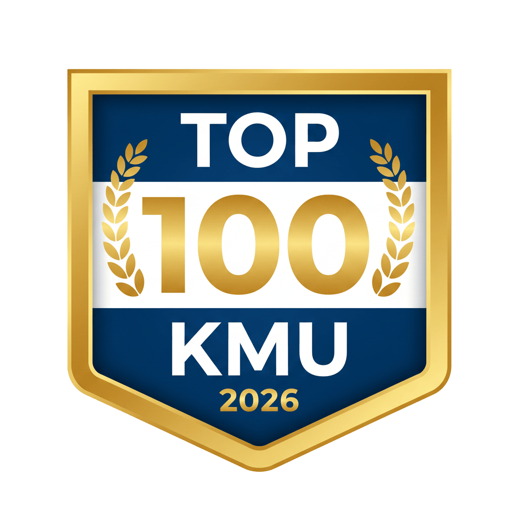 Top 100 KMU 2026 Siegel